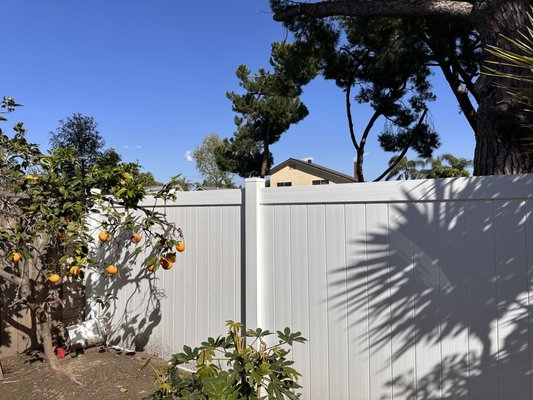 Vinyl Fences - Vinyl fence is made with PVC (polyvinyl chloride) mixed with other ingredients that adds strength, durability and protection against UV damage. Vinyl fences are a low maintenance alternative to other fence materials.