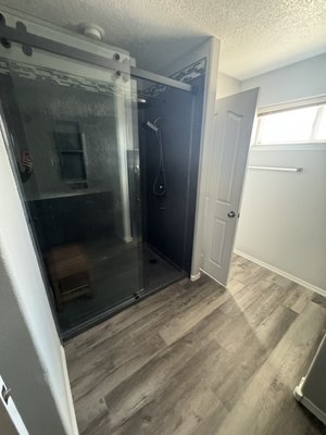 Bathroom Remodel - This remodel was done to replace old bathroom tub conversion