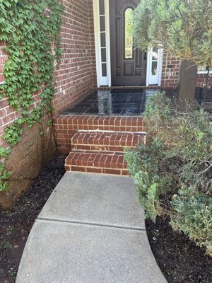 Summer grove April 2025 - Pressure washed the front porch, walkway, driveway and sidewalk Summer grove April 2025 - Pressure washed the front porch, walkway, driveway and sidewalk