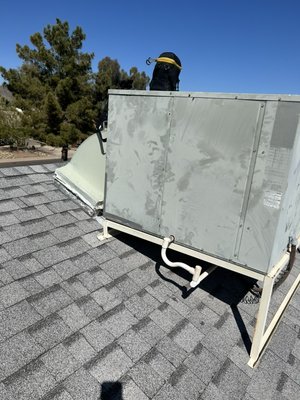 Package Unit installation. - This replacement was done because they were issues with the old unit and it was recommended to replace it which homeowner agreed. Package Unit installation. - This replacement was done because they were issues with the old unit and it was recommended to replace it which homeowner agreed.