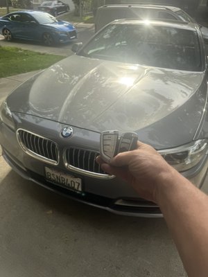 BMW 528I 2014 All Key Lost - Customer lost all keys for a BMW 528i. We came out on-site and programmed 2 brand new smart keys.
The process included working directly with the ECU and key modules, and programming on the spot.