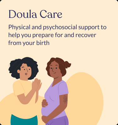 Doula Care Packages - Virtual and in person support to prepare for and recover from childbirth.