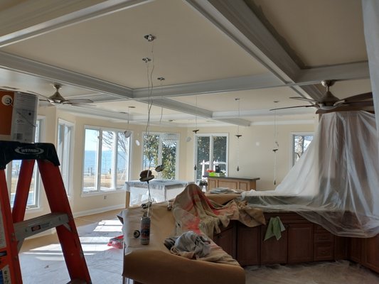 Kitchen Ceiling Re-Painting - This Remodel is for Kitchen ceiling Re-painting.