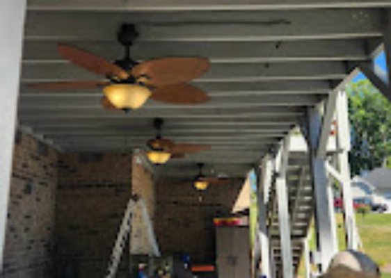 Light fixture and ceiling fans - Install of any lighting, indoor or outdoor, making you see in those dark places. Under counter lighting to see the fine details while cooking