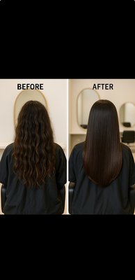 Brazilian Blowout - A Brazilian blowout is a hair-smoothing treatment that originated in Brazil. It's designed to reduce frizz, enhance shine, and make hair more manageable. The treatment involves applying a liquid keratin formula to the hair, which is then sealed using a flat iron. The keratin forms a protective layer around each hair strand, smoothing the cuticle and providing a glossy finish. Brazilian Blowout - A Brazilian blowout is a hair-smoothing treatment that originated in Brazil. It's designed to reduce frizz, enhance shine, and make hair more manageable. The treatment involves applying a liquid keratin formula to the hair, which is then sealed using a flat iron. The keratin forms a protective layer around each hair strand, smoothing the cuticle and providing a glossy finish.