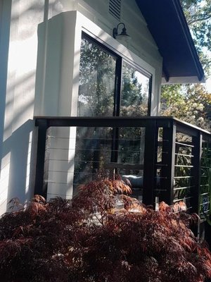 Sliding Glass Door in Orinda - This client had a side patio who wanted to soundproof from inside the unit. We built a large frame to hold the large, thick glass from the outside to keep their existing sliding door. As a result, the results are a great reduction in sound. Sliding Glass Door in Orinda - This client had a side patio who wanted to soundproof from inside the unit. We built a large frame to hold the large, thick glass from the outside to keep their existing sliding door. As a result, the results are a great reduction in sound.