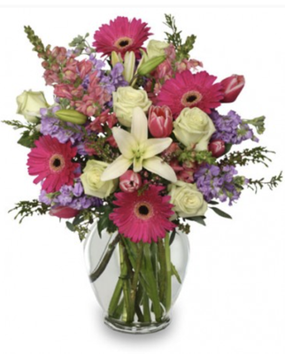 VALENTINE'S DAY DESIGNER'S CHOICE - It’s a time filled with love and romance, so don’t forget the flowers! Allow our designers to create something truly romantic for that special someone in your life. Between a beautiful bouquet and the person who gives it to them, they’ll spend Valentine’s Day falling deeper in love with you. VALENTINE'S DAY DESIGNER'S CHOICE - It’s a time filled with love and romance, so don’t forget the flowers! Allow our designers to create something truly romantic for that special someone in your life. Between a beautiful bouquet and the person who gives it to them, they’ll spend Valentine’s Day falling deeper in love with you.