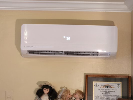 4 Zone Mini Split - This was done to a house with no central cooling or heating. Customer had no room for central air. All members in each room like different temps so a multi zone where they can control their won temperature in the room was the best option for them. 4 Zone Mini Split - This was done to a house with no central cooling or heating. Customer had no room for central air. All members in each room like different temps so a multi zone where they can control their won temperature in the room was the best option for them.
