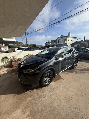 wax and ceramic coating spray - “Wax and sealants are like sunscreen and armor for your car’s paint. Not only do they give your vehicle that deep, glossy shine, but they also protect against sun damage, water spots, dirt, and road grime. Wax adds that showroom glow, while a sealant lasts longer and keeps your paint looking newer for months. Together, they don’t just make your car look amazing—they help preserve its value too. Protect your ride and keep it shining!” wax and ceramic coating spray - “Wax and sealants are like sunscreen and armor for your car’s paint. Not only do they give your vehicle that deep, glossy shine, but they also protect against sun damage, water spots, dirt, and road grime. Wax adds that showroom glow, while a sealant lasts longer and keeps your paint looking newer for months. Together, they don’t just make your car look amazing—they help preserve its value too. Protect your ride and keep it shining!”