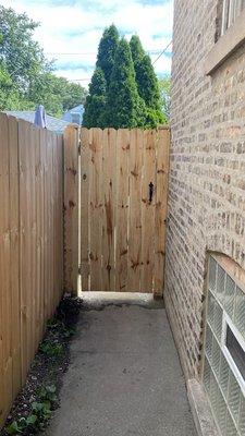 Chicago’s Privacy Wood Fence - This Project was done to give client more privacy from Chicago Ally’s allowing them to fully enjoy their backyard.
Remove existing Chainlink fence to Install 6ft tall Privacy Wood Fence. Chicago’s Privacy Wood Fence - This Project was done to give client more privacy from Chicago Ally’s allowing them to fully enjoy their backyard.
Remove existing Chainlink fence to Install 6ft tall Privacy Wood Fence.