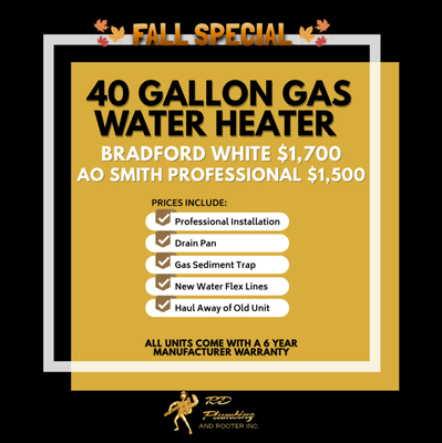 40 gallon water heater sale - 40 gallon water heater fall sale! Save Hundreds 40 gallon water heater sale - 40 gallon water heater fall sale! Save Hundreds