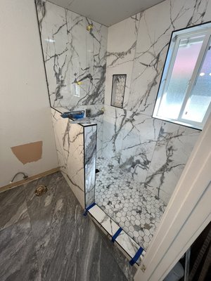 More from this one to come. - Huge job MBR helped on. We still have a couple more things we need to knock out for the clients but we are almost there. Tile, trim, paint, fence fix, pantry door system, dump runs, we have more to go but we really appreciate these guys. Complete overhaul of there home. More from this one to come. - Huge job MBR helped on. We still have a couple more things we need to knock out for the clients but we are almost there. Tile, trim, paint, fence fix, pantry door system, dump runs, we have more to go but we really appreciate these guys. Complete overhaul of there home.