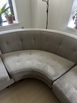 5 years old grey couch cleaning - Cleaned the gray sofa in Manhattan. There were stains from food, juices, and stubborn marks from regular use of the sofa. The client was very satisfied with the work done. All stains were removed. 

To book an appointment visit our website www.prosteamnyc.com or call us 2019543641.