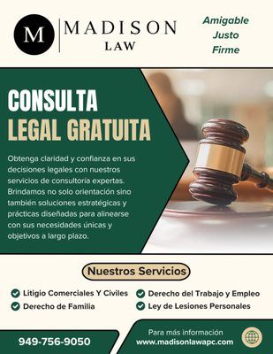 Servicios Legales en Español - Todos tus servicios legales bajo un mismo techo, con un equipo que habla tu idioma. Servicios Legales en Español - Todos tus servicios legales bajo un mismo techo, con un equipo que habla tu idioma.