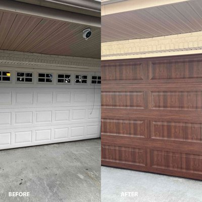 Goodbye Old, Hello Bold - The right garage door can restore the look of your home. Goodbye Old, Hello Bold - The right garage door can restore the look of your home.