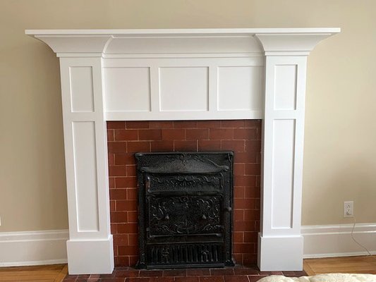 Fireplace Mantel in the Glebe - Client wanted to replace his fireplace mantel with a new one. Design was inspired by Winsor One's catalog. Fireplace Mantel in the Glebe - Client wanted to replace his fireplace mantel with a new one. Design was inspired by Winsor One's catalog.