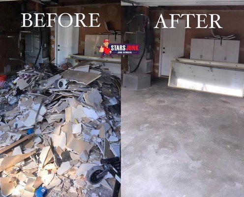 MAKING JUNK DISAPPEAR 🪄 - At Stars Junk, with just one call your unwanted clutter disappears, leaving you with more room and peace of mind.