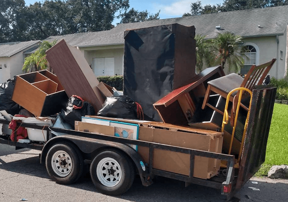 Junk, Haul Pickup Services - Not only do we offer landscaping services but we will also take all your unwanted clutter too! Don't waste time trying to call the city or hire someone else when we can do it all for you.