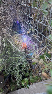 Checking and restoring the power line. - The client requested to move the fence. During the work it was discovered that the old cable which was unprotected and buried in the ground eventually came out from under the ground, it was dug up and gnawed by squirrels, after which the electricity short-circuited to the fence. The following was done: 1. de-energizing the line, 2. cutting down trees and bushes, 3. moving the fence and clearing the work site, 4. digging a trench, 5. repairing and protecting the cable, 6. digging a trench,7 leveling the site and removing waste. Checking and restoring the power line. - The client requested to move the fence. During the work it was discovered that the old cable which was unprotected and buried in the ground eventually came out from under the ground, it was dug up and gnawed by squirrels, after which the electricity short-circuited to the fence. The following was done: 1. de-energizing the line, 2. cutting down trees and bushes, 3. moving the fence and clearing the work site, 4. digging a trench, 5. repairing and protecting the cable, 6. digging a trench,7 leveling the site and removing waste.