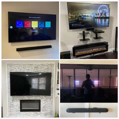 TV Mounting 2020 - TVs Mounted in 2020 w/ our different cable concealment options.