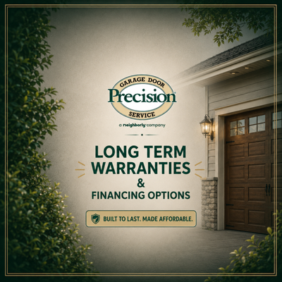 Garage Door Installation with Warranty & Financing - Upgrade your home with a professionally installed garage door backed by long-term warranties for added peace of mind. We also offer flexible financing options to make your new garage door or major repair more affordable without sacrificing quality. Garage Door Installation with Warranty & Financing - Upgrade your home with a professionally installed garage door backed by long-term warranties for added peace of mind. We also offer flexible financing options to make your new garage door or major repair more affordable without sacrificing quality.