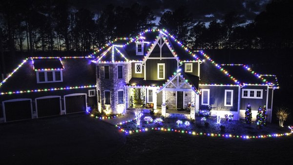 Residential Holiday Lighting Project 02 - Residential holiday lighting project in Richmond, VA. Residential Holiday Lighting Project 02 - Residential holiday lighting project in Richmond, VA.