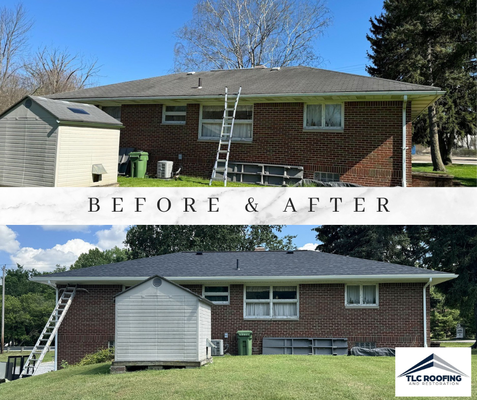 Roof 2024 - Check out this before and after of our valued customer's roof Roof 2024 - Check out this before and after of our valued customer's roof