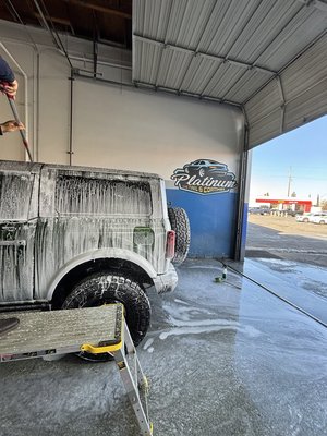 Platinum Hand-Washes - Our platinum hand-wash is safe from scratches and safe for paint.
Our wash packages includes vacuuming and cleaning of interior.
We also clean and rejuvenate the tires and rims. Platinum Hand-Washes - Our platinum hand-wash is safe from scratches and safe for paint.
Our wash packages includes vacuuming and cleaning of interior.
We also clean and rejuvenate the tires and rims.