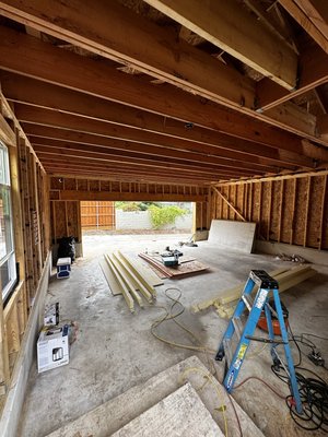 Garage addition - This garage edition was done in three months with demo down the existing one and the slab and we rebuild a new garage. The turnout a beautiful and nice .
The customer was very happy and satisfied with the result . Garage addition - This garage edition was done in three months with demo down the existing one and the slab and we rebuild a new garage. The turnout a beautiful and nice .
The customer was very happy and satisfied with the result .