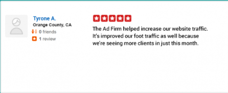 RV Service & Repair Company – Orange County, CA - Our client needed to improve their web presence in a highly-competitive industry to increase their website traffic and foot traffic.
The client had no internet presence on vital keywords they needed to contend in a competitive market and location. In under two years, we were able to get over 150 industry-specific keywords on Google’s first page. This gave them an edge on leads that would eventually turn to more conversions. Locally, we’ve increased numerous Google Local keywords to land in the Top 2 results for Orange County. RV Service & Repair Company – Orange County, CA - Our client needed to improve their web presence in a highly-competitive industry to increase their website traffic and foot traffic.
The client had no internet presence on vital keywords they needed to contend in a competitive market and location. In under two years, we were able to get over 150 industry-specific keywords on Google’s first page. This gave them an edge on leads that would eventually turn to more conversions. Locally, we’ve increased numerous Google Local keywords to land in the Top 2 results for Orange County.