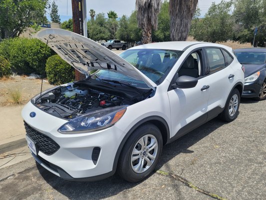 Vin Verification - We assisted a car dealership with vin verfication's so they can finalize the transfer process. All vehicles that come from out of state and will be registered in California will REQUIRE a Vin Verification.