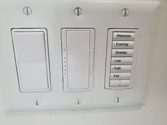 Lighting Control - We install and program Lutron Lighting systems.
We even program the lights into Alexa. Lighting Control - We install and program Lutron Lighting systems.
We even program the lights into Alexa.