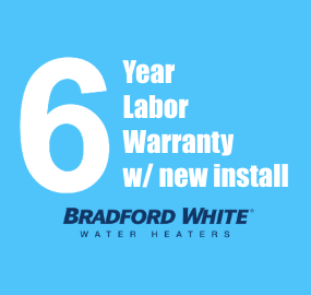 We’ve Got You Covered! - We understand installing a new water heater is a big investment. Were here to give you the peace of mind that for the next 6 years we have you covered. If any repair or replacement is needed we will handle the entire warranty process and do the repair or replacement at no charge. We’ve Got You Covered! - We understand installing a new water heater is a big investment. Were here to give you the peace of mind that for the next 6 years we have you covered. If any repair or replacement is needed we will handle the entire warranty process and do the repair or replacement at no charge.