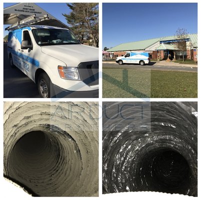 Military Joint Base McGuire-Dix, Lakehurst, NJ - Government project including HVAC air duct cleaning, sanitizing and mold remediation in a kindergarten located at the military base in Lakehurst.