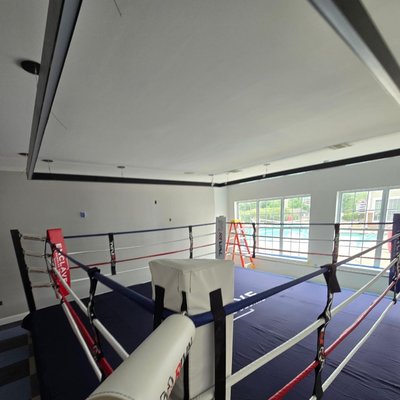 Equipment Build - Boxing Ring - Equipment build for Yelp customer in Fayetteville Equipment Build - Boxing Ring - Equipment build for Yelp customer in Fayetteville