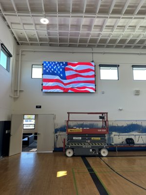 Varsity Scoreboard - This was a project we did for the zones after school program over behind Montgomery high school in Santa Rosa project came out great. Scoreboard is in their gym ready to enjoy future sports events and any other cool events they wanna host.