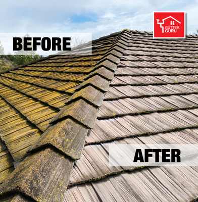 Roof Cleaning - When you leave your solar panels untouched to let dirt accumulate on the surface, you are missing out on the the amount of energy you can save due to reduced sunlight that can be exposed to these panels. Our cleaning service ensures that your solar panels are at their cleanest and most efficient in gathering energy from the sun. Set an appointment with Gutter Guru to deal with this, once and for all.