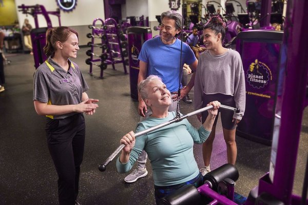 Planet Fitness Trainers & Staff - At Planet Fitness, we strive to create a workout environment where everyone feels accepted and respected. That’s why at Planet Fitness Camden, SC, we make sure our club is clean and welcoming, our team members are friendly, and our certified trainers are ready to help. Whether you’re a first-time gym user or a fitness veteran, you’ll always have a home in our Judgement Free Zone®. Download our free PF mobile app and get access to hundreds of workout videos, a personal fitness tracker, partner rewards and discounts and more! Planet Fitness Trainers & Staff - At Planet Fitness, we strive to create a workout environment where everyone feels accepted and respected. That’s why at Planet Fitness Camden, SC, we make sure our club is clean and welcoming, our team members are friendly, and our certified trainers are ready to help. Whether you’re a first-time gym user or a fitness veteran, you’ll always have a home in our Judgement Free Zone®. Download our free PF mobile app and get access to hundreds of workout videos, a personal fitness tracker, partner rewards and discounts and more!