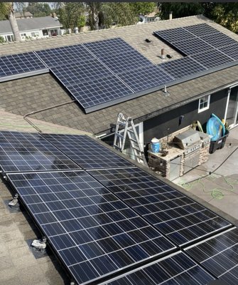 Solar Panel Cleaning - Solar panels work by converting light into electricity. If there is dirt on the surface of the solar panel, it can reduce how much light is absorbed by that area, reducing efficiency. Cleaning solar panels reduce dust, debris, and other contaminants such as leaves and bugs, which could further reduce efficiency.