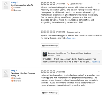5 Star Reviews - Lots of our clients leave amazing reviews and are new to Yelp:). Here is their recognition! 5 Star Reviews - Lots of our clients leave amazing reviews and are new to Yelp:). Here is their recognition!