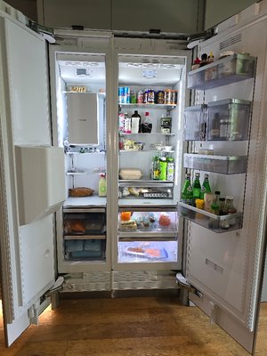 Ice maker delete - Customer concerned about lack of freezer space. requested to remove ice maker components to gain more room in the freezer area. Another happy customer with results. Ice maker delete - Customer concerned about lack of freezer space. requested to remove ice maker components to gain more room in the freezer area. Another happy customer with results.