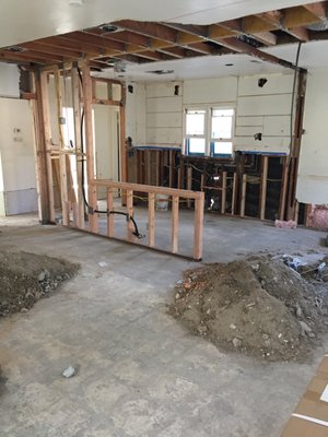 Silver lake - Residential (single family home) - Complete renovation in progress 1,080qsft existing structure with addition of 510sqft in progress.