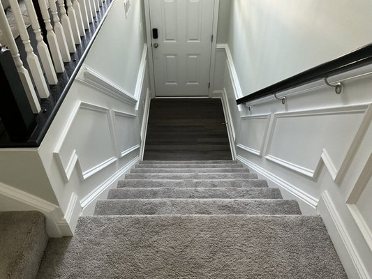 Custom Molding and Trim - Design and install custom Chair Rail, Shallow Box and Crown Molding for our customer in Bowie, MD Custom Molding and Trim - Design and install custom Chair Rail, Shallow Box and Crown Molding for our customer in Bowie, MD