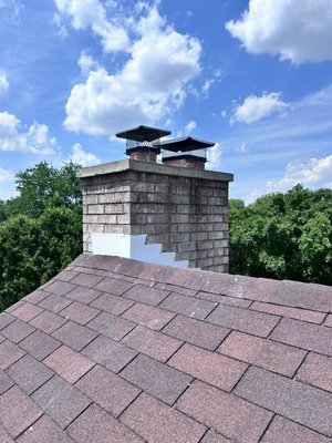 Water damage? Protect your chimney! - Chimney caps are designed to redirect water off and away from your chimney. Regularly inspect your chimney cap as a chimney cap can lead to more serious issues or even a teardown of a chimney. Get your inspection today or give us a call. ☎️
