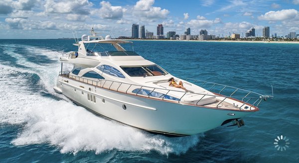 80’ Azimut - 80’ Azimut
Our prices:
4h - $3500
6h - $4100
8h - $4800 80’ Azimut - 80’ Azimut
Our prices:
4h - $3500
6h - $4100
8h - $4800