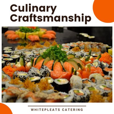 Catering for Any Event! - WhitePleats refers to the pleats in the chef’s cap. WhitePleats specializes in live food station catering for private, public and corporate events. We have vast experience in providing catering services at weddings, receptions, birthdays, backyard barbeques, mitzvahs, office parties and other social gatherings. We have the capacity to provide exceptional service and quality food for a small family gathering of 20 people or a major event with 500 guests. Our professional staff has the ability to set up food stations at your home, private residence or commercial places such as hotels, banquet halls, wedding venues, clubs and parks. We offer food stations for Japanese, Mexican, Italian, Mediterranean, Indian, Korean, American, Chinese and other cuisines. Catering for Any Event! - WhitePleats refers to the pleats in the chef’s cap. WhitePleats specializes in live food station catering for private, public and corporate events. We have vast experience in providing catering services at weddings, receptions, birthdays, backyard barbeques, mitzvahs, office parties and other social gatherings. We have the capacity to provide exceptional service and quality food for a small family gathering of 20 people or a major event with 500 guests. Our professional staff has the ability to set up food stations at your home, private residence or commercial places such as hotels, banquet halls, wedding venues, clubs and parks. We offer food stations for Japanese, Mexican, Italian, Mediterranean, Indian, Korean, American, Chinese and other cuisines.