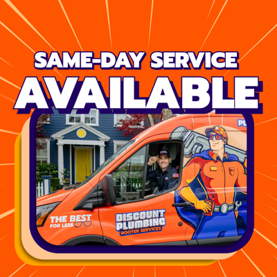 Same-Day Service - Same-day service, no runaround. When your pipes act up, our fully-stocked trucks are ready to roll — often the same day you call. Discount Plumbing & Rooter Services: The Best for Less. Available today for clogged drains, pipe leaks, sewer backups and water heater problems throughout Daly City. Same-Day Service - Same-day service, no runaround. When your pipes act up, our fully-stocked trucks are ready to roll — often the same day you call. Discount Plumbing & Rooter Services: The Best for Less. Available today for clogged drains, pipe leaks, sewer backups and water heater problems throughout Daly City.