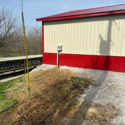 200 Amp Electrical Service Install – Burlington, KY - We completed a new 200 amp electrical service install for a pole barn in Burlington, KY. This project included installing a meter base, service equipment, and a new panel to provide reliable power for the entire structure.
Our team handled the installation from start to finish, ensuring everything was installed safely, cleanly, and up to code.
This upgrade provides dependable power and allows the building to support current and future electrical needs. 200 Amp Electrical Service Install – Burlington, KY - We completed a new 200 amp electrical service install for a pole barn in Burlington, KY. This project included installing a meter base, service equipment, and a new panel to provide reliable power for the entire structure.
Our team handled the installation from start to finish, ensuring everything was installed safely, cleanly, and up to code.
This upgrade provides dependable power and allows the building to support current and future electrical needs.