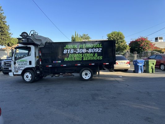 Junk removal service
Call or text free estimate - k Removal Service
"Jose Hauling & Junk Removal Service is a Junk Removal Company located in Lancaster CA and has been servicing all Antelope Valley, Los Angeles and the surrounding areas for many years. We specialize in Junk Removal, Yard Cleaning, Demolition, and other Hauling Services. Here at Jose Hauling & Junk Removal, our mission is to always provide quality service at an affordable price. The success of our company is due to the dedication we provide to our customers. No matter the job, customer satisfaction is always our number one priority! Don't hesitate to give us a call! No jobs is to big No job is to small" Junk removal service
Call or text free estimate - k Removal Service
"Jose Hauling & Junk Removal Service is a Junk Removal Company located in Lancaster CA and has been servicing all Antelope Valley, Los Angeles and the surrounding areas for many years. We specialize in Junk Removal, Yard Cleaning, Demolition, and other Hauling Services. Here at Jose Hauling & Junk Removal, our mission is to always provide quality service at an affordable price. The success of our company is due to the dedication we provide to our customers. No matter the job, customer satisfaction is always our number one priority! Don't hesitate to give us a call! No jobs is to big No job is to small"
