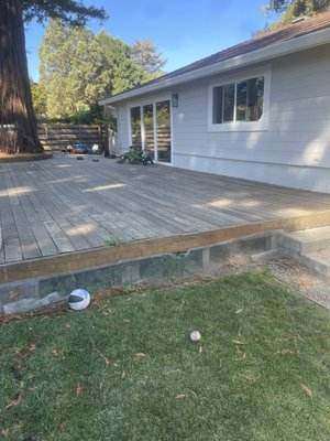 Deck removal job - The customer wanted the deck remove, this is the photos taken from that job Deck removal job - The customer wanted the deck remove, this is the photos taken from that job